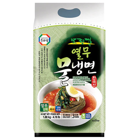 [수라상] 모란각 열무 물냉면 1.89KG (SURASNAG FZN RADISH COLD NOODLE SOUP)