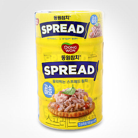 [동원] 고소마요 참치 스프레드 100G 번들 (DONGWON CANNED SPREAD TUNA MAYO  4PACK)