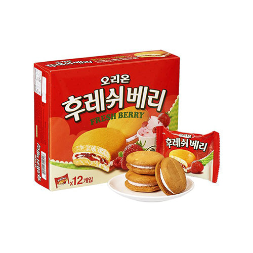 [오리온] 후레쉬베리 12개입 (ORION FRESH BERRY 12 PACK)