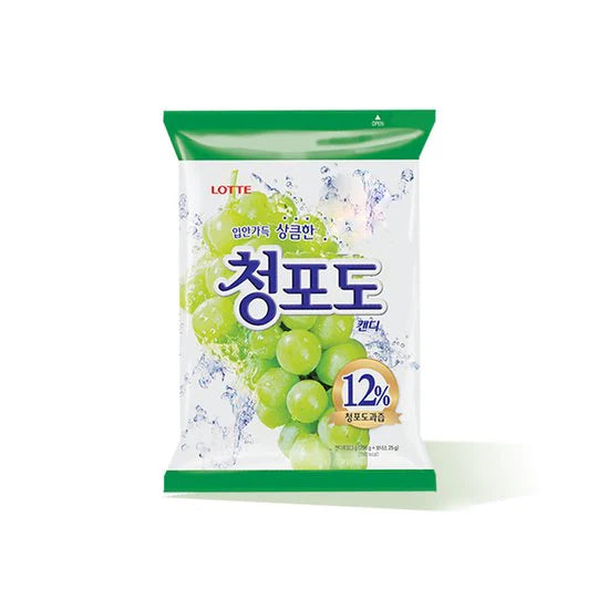 [롯데] 청포도 사탕 153G (LOTTE GREEN GRAPE CAMDY 153G)