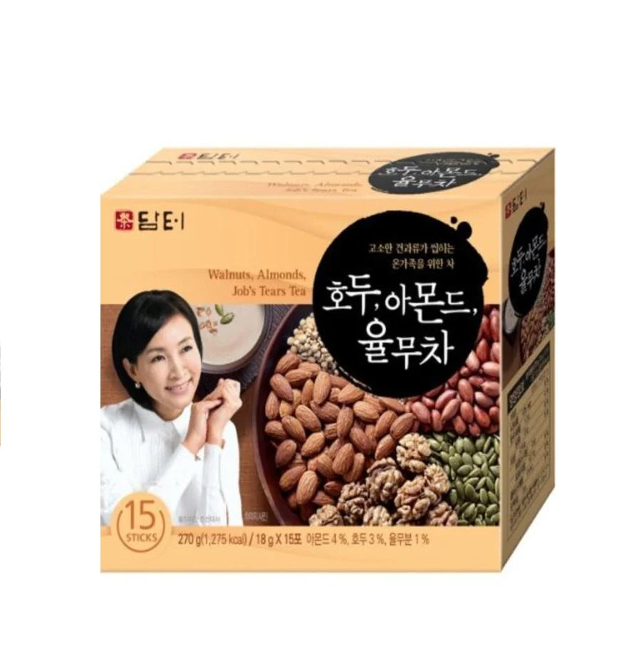 [담터] 호두, 아몬드, 율무차 15스틱 (DAMTER WALNUT ALMOND & JOB'S TEARS)