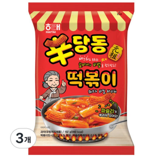 [해태] 신당동 떡볶이 스낵 192G (TTEOKBOKKI SNACK)