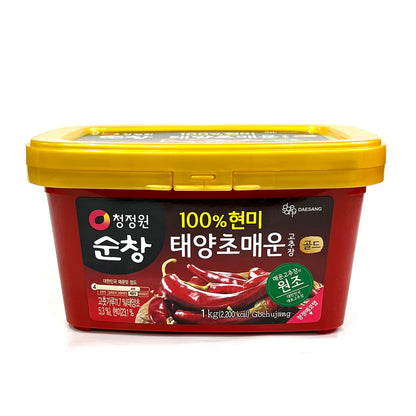 [청정원] 현미 태양초 매운 고추장 (CHUNGJUNGONE BROWN RICE SPICY GOCHUJANG)