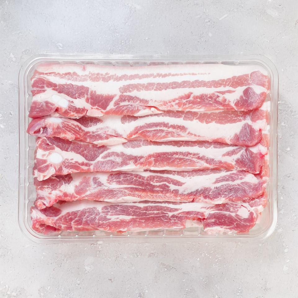 냉장 삼겹살 일반 1KG (PORK BELLY)