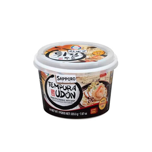 [수라상] 사뽀로 튀김우동 223g (Surasnag Tempura Udon Bowl 223g)