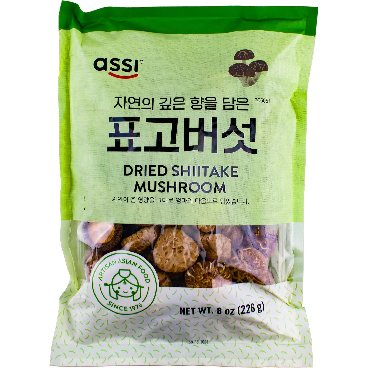 [아씨] 표고버섯 3OZ (ASSI DRIED SHIITAKE MUSHROOM)