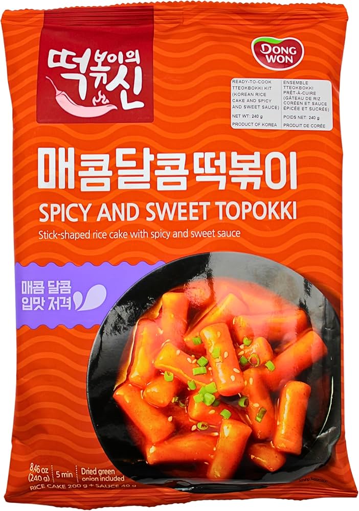 [동원] 매콤달콤 떡볶이 240g (DW Spicy and Sweet Topokki 240g)