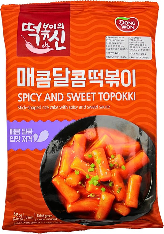 [동원] 매콤달콤 떡볶이 240g (DW Spicy and Sweet Topokki 240g)