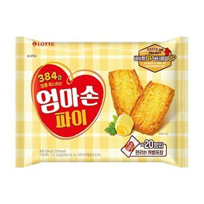 [롯데] 엄마손파이 254g (LOTTE MOMMY SON PIE BISCUIT 254g)