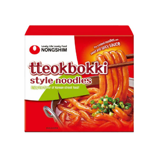 [농심] 생생 납작 떡볶이면 260g (FLAT NOODLE TTEOKBOKKI)
