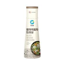 [청정원] 참깨 흑임자 드레싱 300G (CHUNGJUNGONE BLACK SESAME DRESSING)