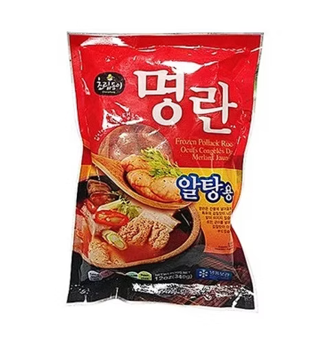 [초립동이] 알탕용 명란 340G (CHO FZN POLLOCK ROE SOUP)