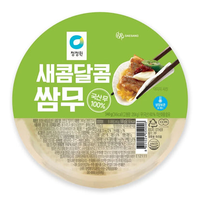 [청정원] 쌈무 340G (SLICED PICKLED RADISH)