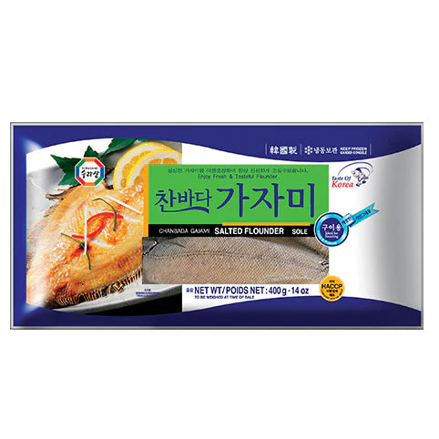 [수라상] 찬바다 가자미 340G (SURASANG FZN SALTED FLOUNDER)