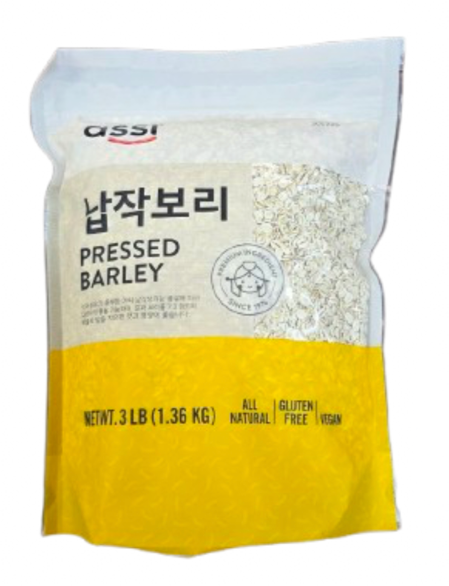 [아씨] 납작보리 3LB (ASSI PRESSED BARLEY)