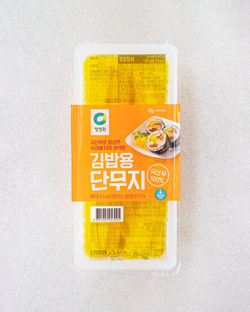 [청정원] 김밥용 단무지 400G (CHUNGJUNGONE PICKLED RADISH)