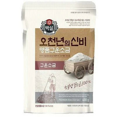 [백설] 명품 구운소금 400G (CJ ROASTED SEA SALT)