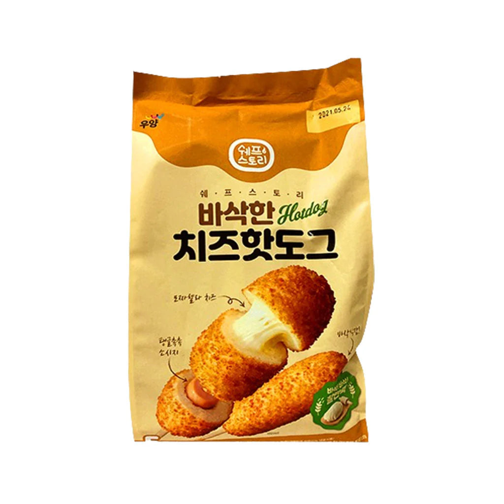 [우양쉐프] 바삭한 핫도그 400G (WOOYANG CRISPY CORN DOG)