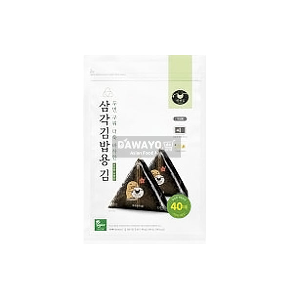 [만전] 삼각김밥김 40매 (TRIANGLE KIMBAB SEAWEED 40EA)