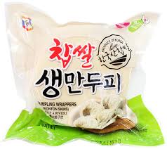 [왕] 찹쌀 생 만두피 453G (FRZ DUMPLING WRAPPER)