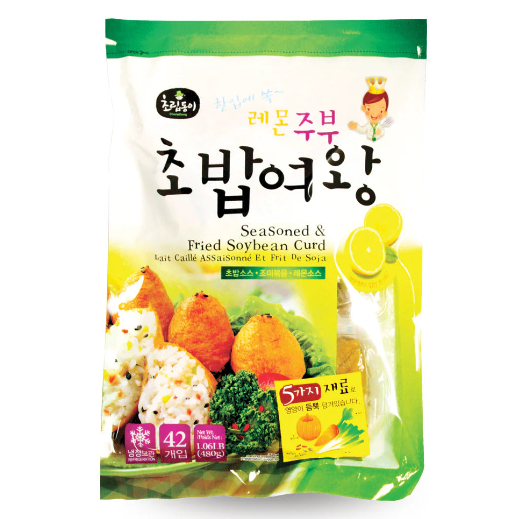 [초립동이] 레몬 주부 초밥여왕 480G (CHO SEASONED & FRIED SOYBEAN CURD)