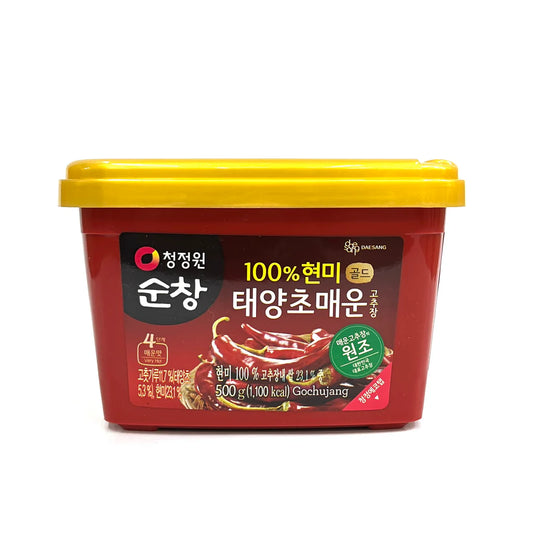 [청정원] 현미 태양초 매운 고추장 (CHUNGJUNGONE BROWN RICE SPICY GOCHUJANG)