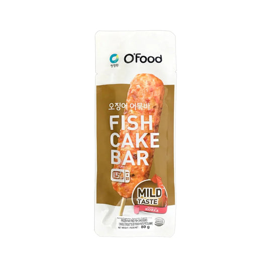 [청정원] 오푸드 오징어 어묵바 80G (FISH CAKE BAR MILD)