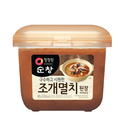 [청정원] 조개멸치 된장찌개 양념 (CHUNGJUNGONE SOY BEAN PASTE (ANCHOVY&CLAM))