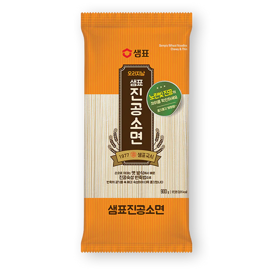 [샘표] 진공 소면 (SEMPIO WHEAT NOODLES CHEWY THIN)