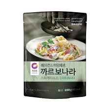 [청정원] 까르보나라 스파게티 소스 (CHUNGJUNGONE CARBONARA SAUCE)