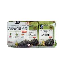 [청정원] 건강한 올리브유 재래 도시락김 (CHUNGJUNGONE OLIVE OIL LAVER)