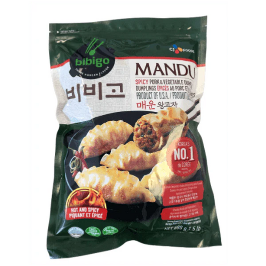 [CJ] 비비고 매운 왕교자 680G (CJ FZN BBG BIG GYOJA MANDU(SPICY PORK))