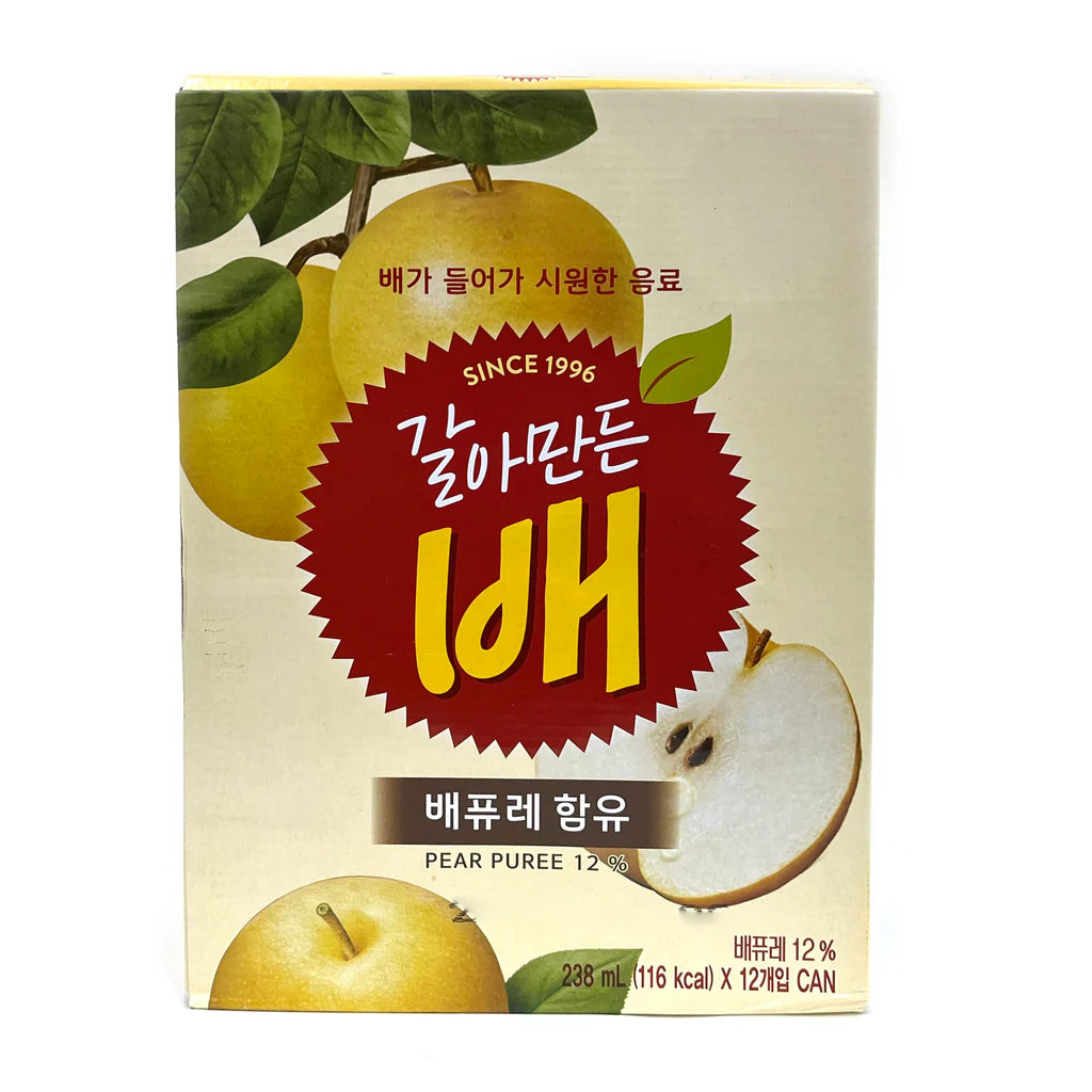 [해태] 갈아만든 배 (HAITAI CRUSHED PEAR JUICE DRINK)
