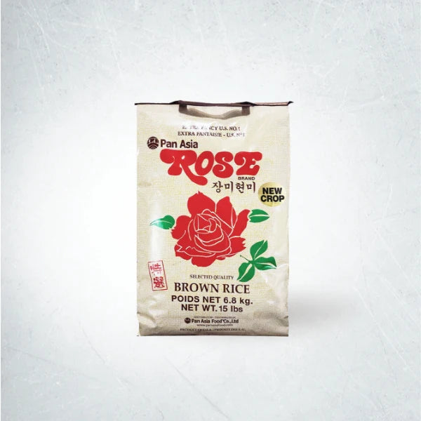 [팬아시아] 장미 현미 쌀 15LB (PAN ASIA ROSE BROWN RICE)