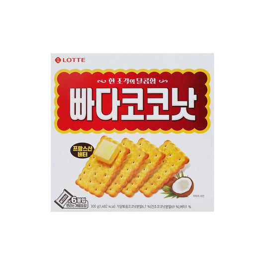 [롯데] 빠다코코넛 300g (LOTTE BUTTER COCONUT BISCUITS 300g)