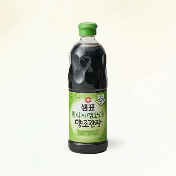 [샘표] 맛있게 염도낮은 양조간장 860ML (SEMPIO LOW SODIUM SOY SAUCE)