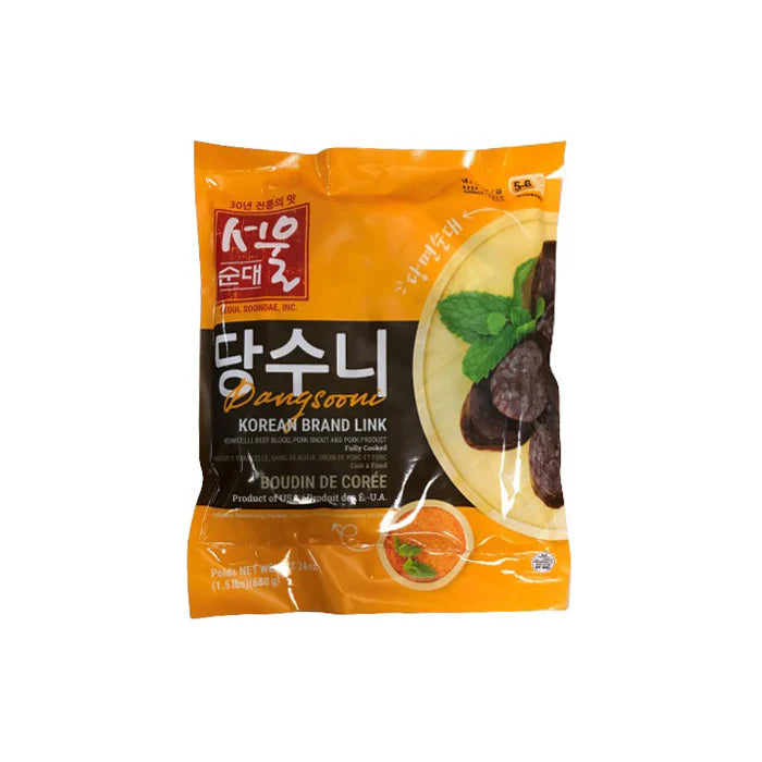 [서울식품] 서울순대  1.5LB (FZN SEOUL SOON-DAE)