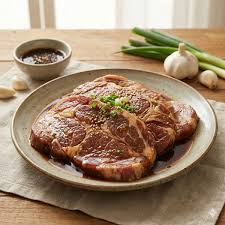 [KW] 돼지 목살 갈비 1KG (MARINATED PORK BBQ)