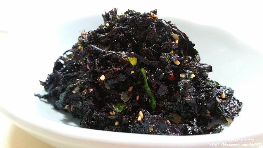 [KW] 파래무침 300G (SEASONED GREEN LAVER)