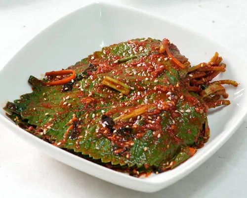 [KW] 깻잎 장아찌 400G (SEASONED PICKLED PERILLA LEAF)