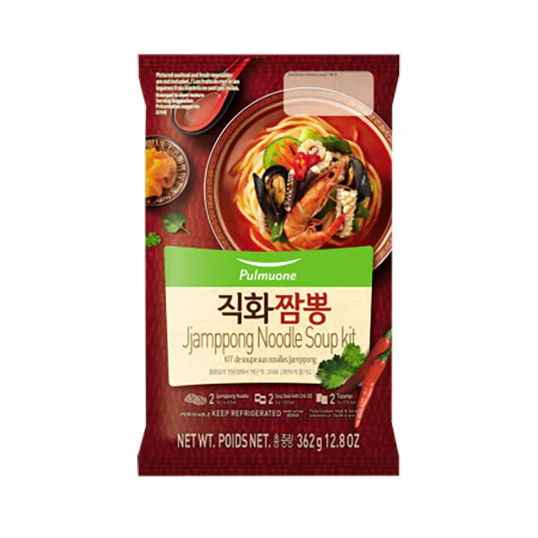 [풀무원] 직화 짬뽕 (PULMUONE JJAMPPONG NOODLE SOUP KIT)