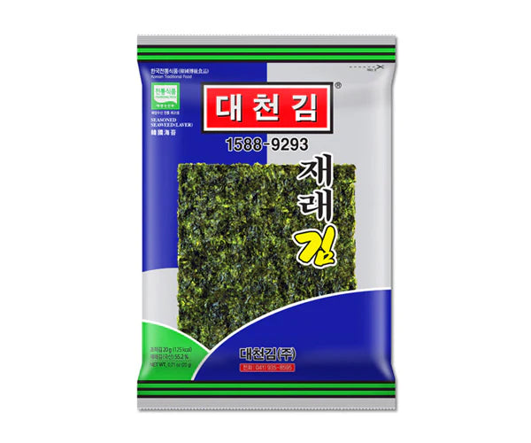 [대천] 대천 전장김 (ROASTED AND SEASONED LAVER)