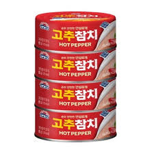 [사조] 고추참치 번들 (SAJO LIGHT TUNA FLAKES IN OIL(SPICY))