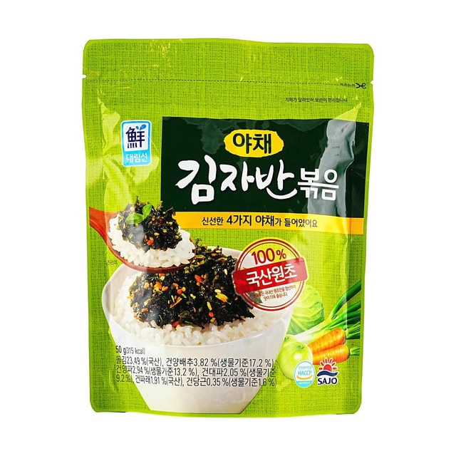 [대림] 야채 김자반 볶음 (SEAWEED FLAKE FOR RICE(VEGETABLE))