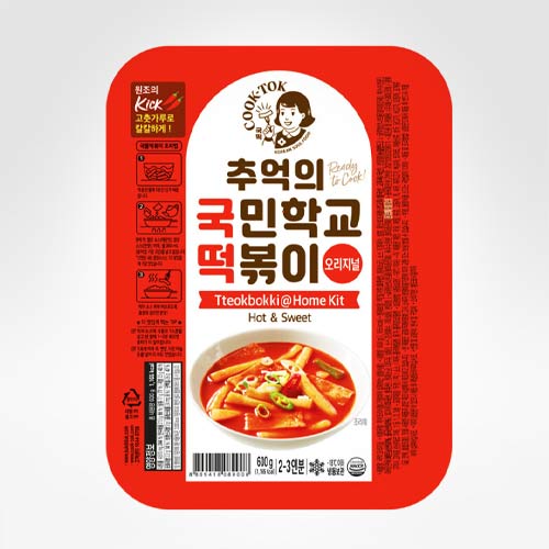 [SJCORE] 추억의 국민학교 떡볶이 600G (SJ CORE TTEOKBOKKI ORIGINAL FLAVOUR)