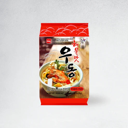 [왕] 해물맛 우동 (Wang Seafood Udon Soup)